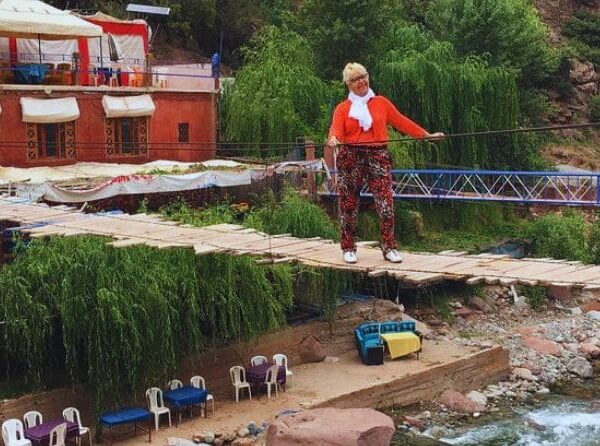 Traditional Berber house in the Ourika Valley.